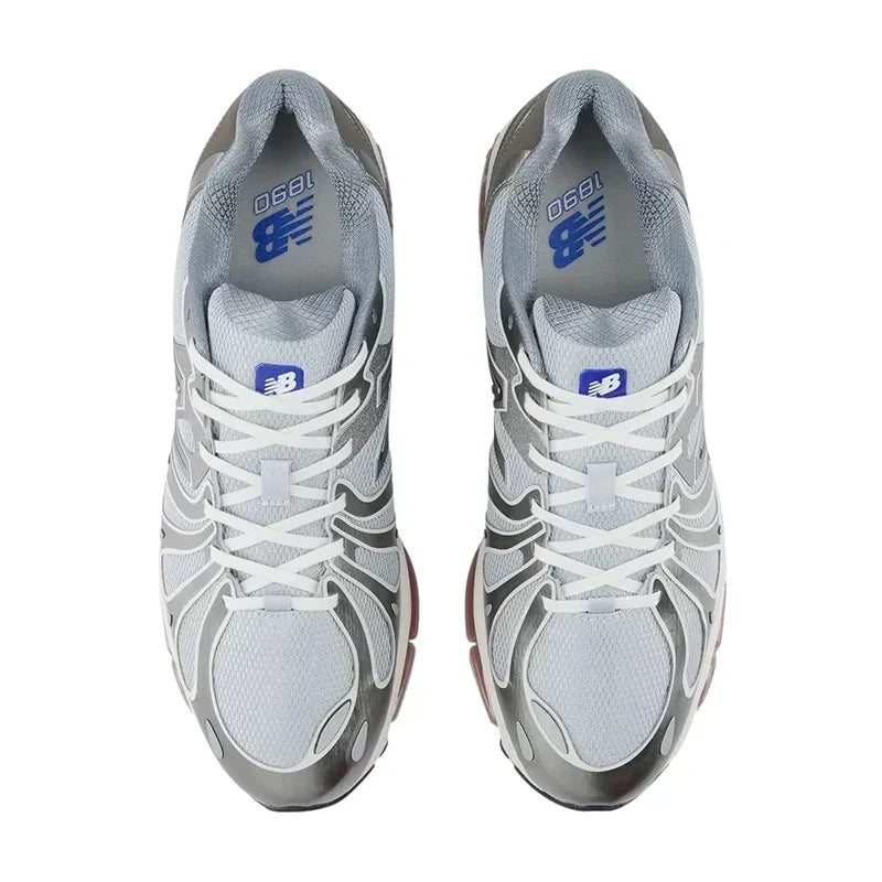 New Balance 1890 Metallic Silver running shoe - top view