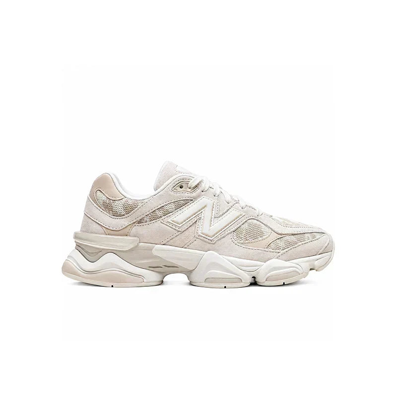 New Balance 9060 Tan Leopard Print White – Sneakers Women's