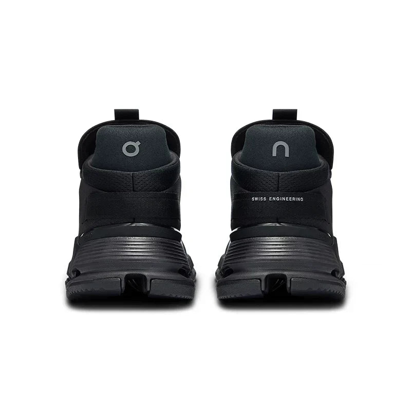 On Cloudnova 2 All Black sneaker - heel view