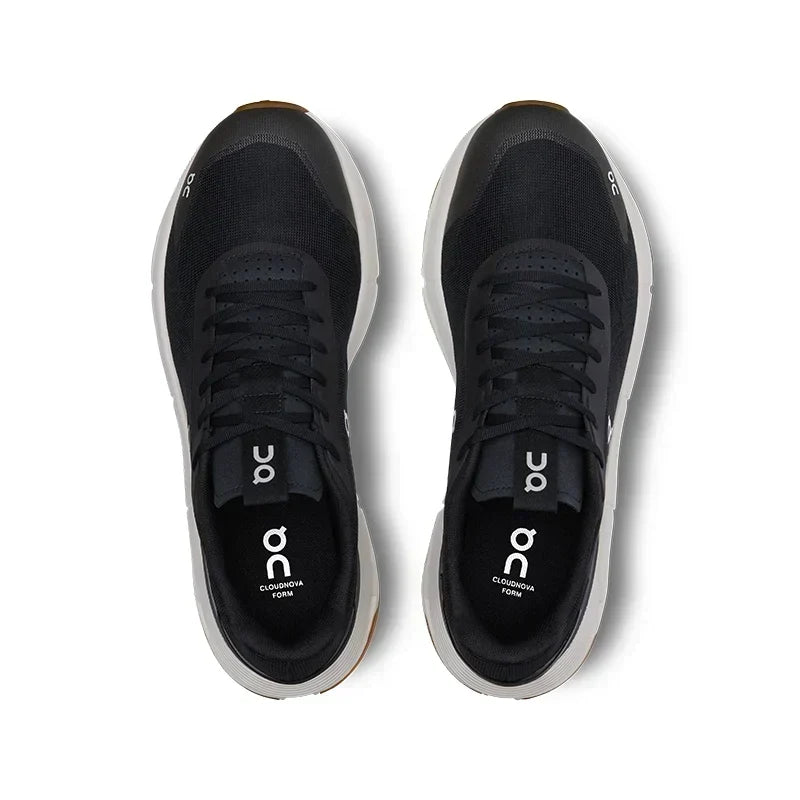 On Running Cloudnova Form 2 Black Ivory | Platform Sneakers - Men's